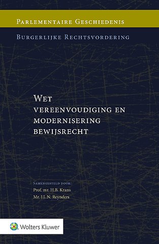 Wet vereenvoudiging en modernisering bewijsrecht
