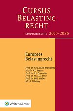 Studenteneditie Cursus Belastingrecht Europees Belastingrecht 2025-2026