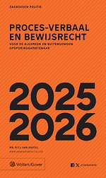 Zakboek Proces-verbaal en Bewijsrecht 2025-2026