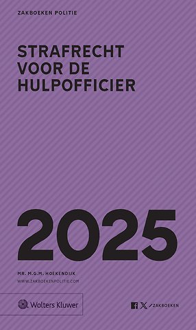 Zakboek Strafrecht voor de Hulpofficier 2025