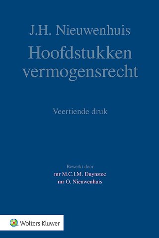 Hoofdstukken vermogensrecht