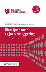Richtlijnen voor de jaarverslaggeving, middelgrote en grote rechtspersonen 2026