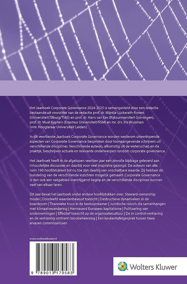 Jaarboek Corporate Governance 2024-2025
