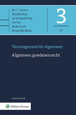 Asser 3-IV Algemeen goederenrecht