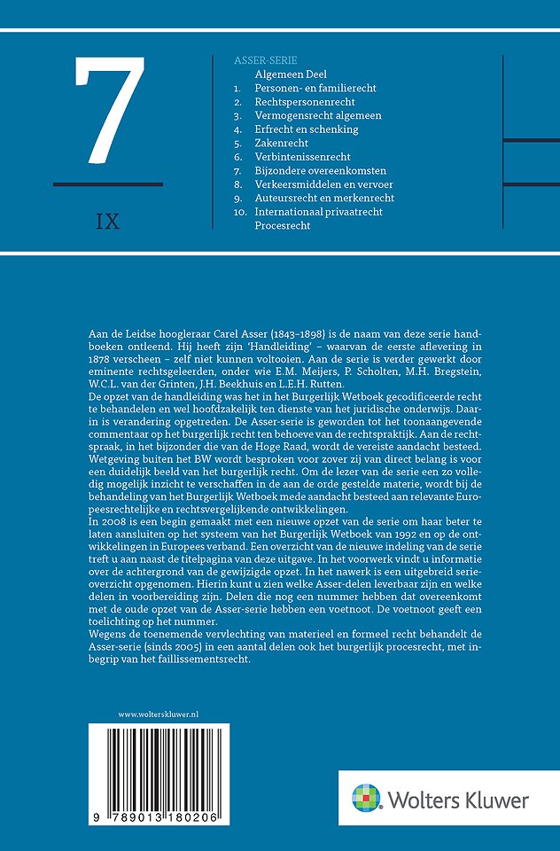 Asser 7-IX Verzekering - Studenteneditie - 2024