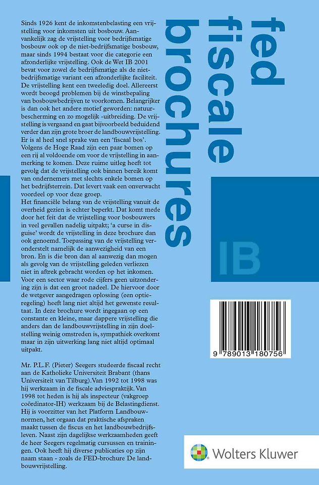 De Bosbouwvrijstelling