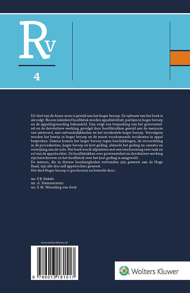 Asser Procesrecht 4