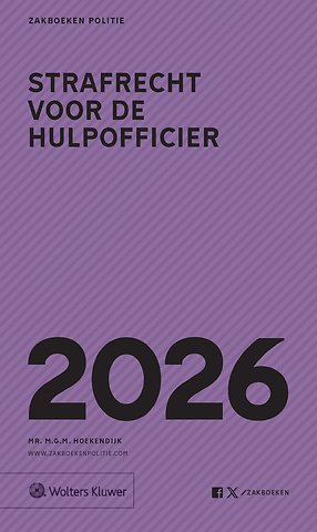 Zakboek Strafrecht voor de Hulpofficier 2026
