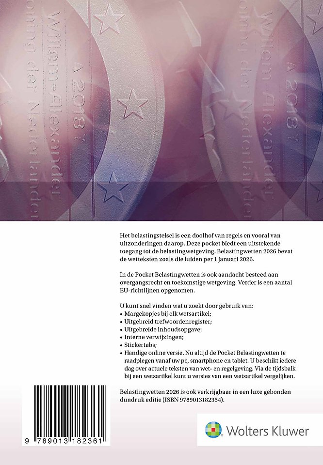 Belastingwetten - pocketeditie 2026