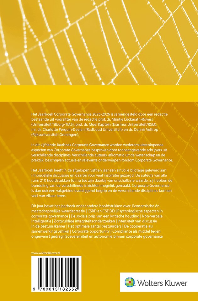 Jaarboek Corporate Governance 2025-2026