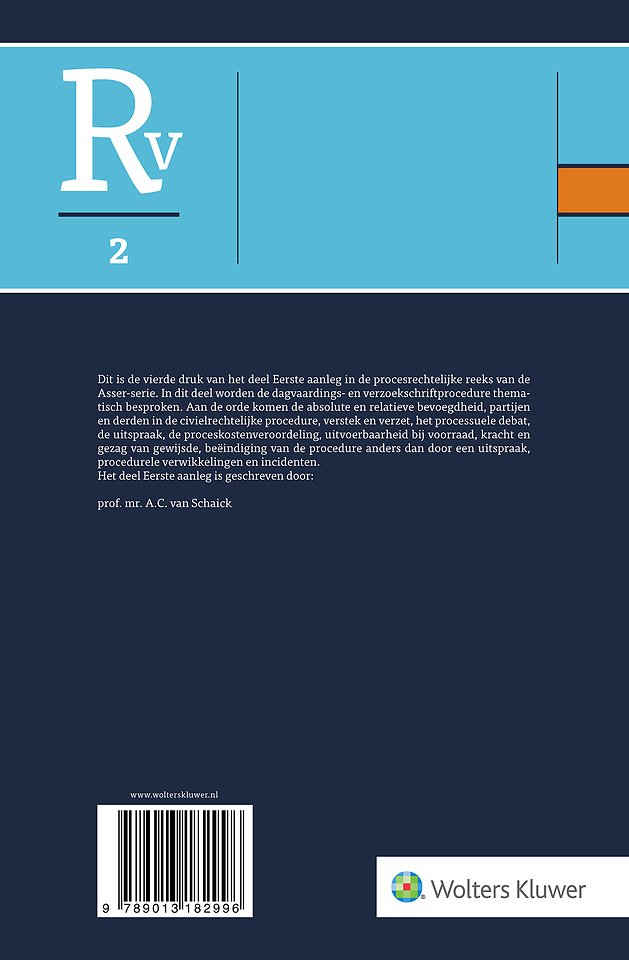 Asser Procesrecht 2 Eerste aanleg