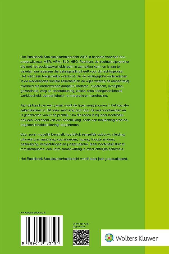 Basisboek Socialezekerheidsrecht 2026