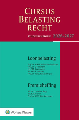Studenteneditie Cursus Belastingrecht Loonbelasting/Premieheffing 2026-2027