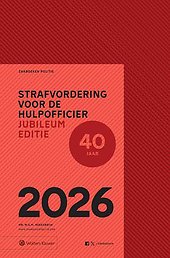 Zakboek Strafvordering voor de hulpofficier, jubileumeditie (1986-2026)