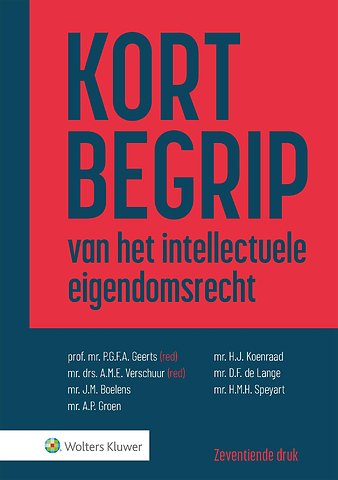 Kort begrip van het intellectuele eigendomsrecht