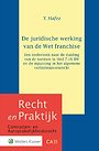 De juridische werking van de Wet franchise
