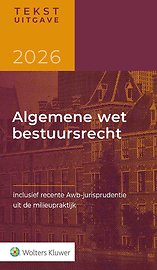 Tekstuitgave Algemene wet bestuursrecht 2026