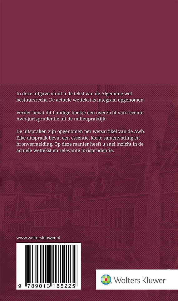 Tekstuitgave Algemene wet bestuursrecht 2026