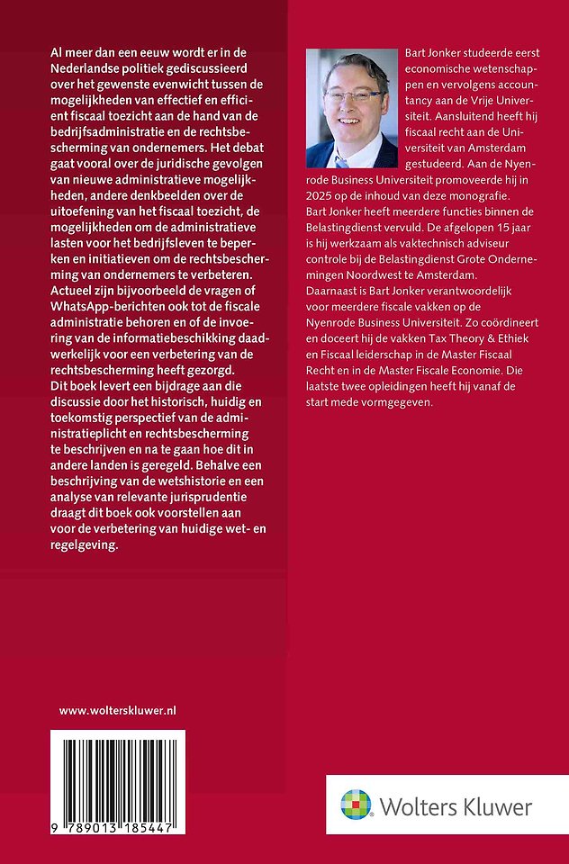 De bedrijfsadministratie en de rechtsbescherming van administratieplichtigen