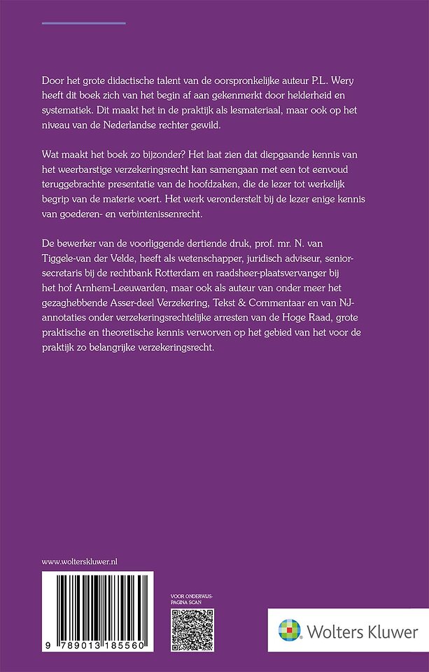 Hoofdzaken verzekeringsrecht