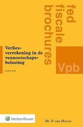 Verliesverrekening in de vennootschapsbelasting