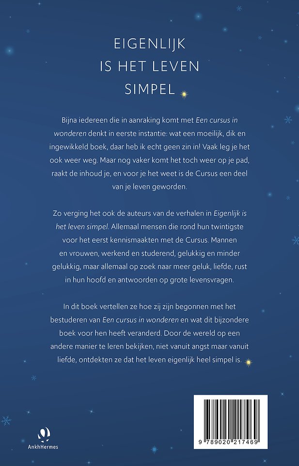 Eigenlijk is het leven simpel