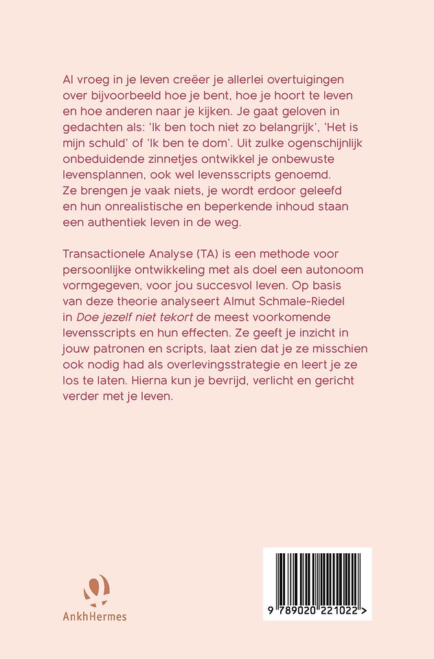 Doe jezelf niet tekort