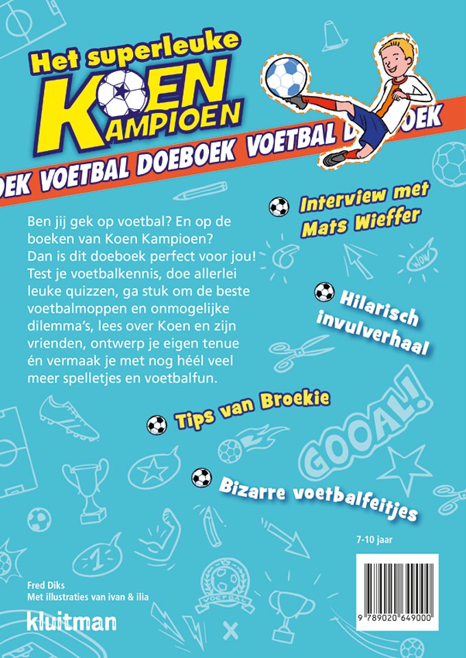 Het superleuke Koen Kampioen voetbal doeboek
