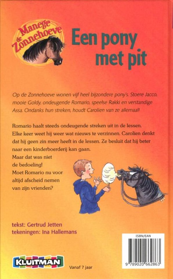 Een pony met pit