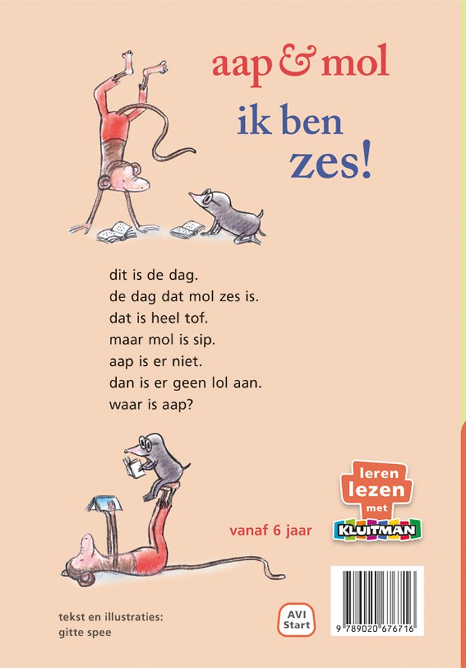 aap & mol. ik ben zes!
