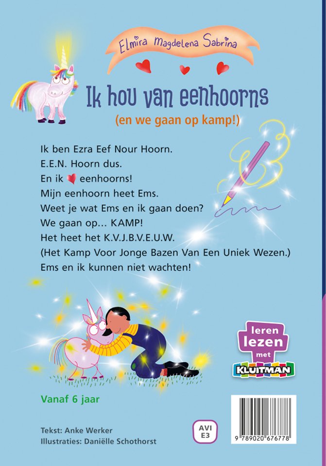 Ik hou van eenhoorns (en we gaan op kamp!)