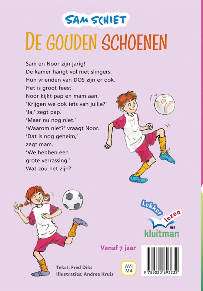 Sam schiet. De gouden schoenen