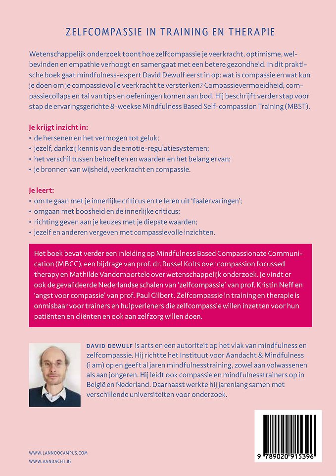 Zelfcompassie in training en therapie