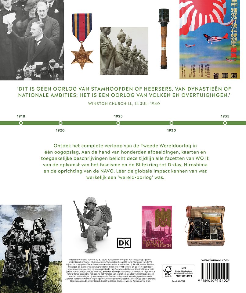 Tijdlijn van de Tweede Wereldoorlog