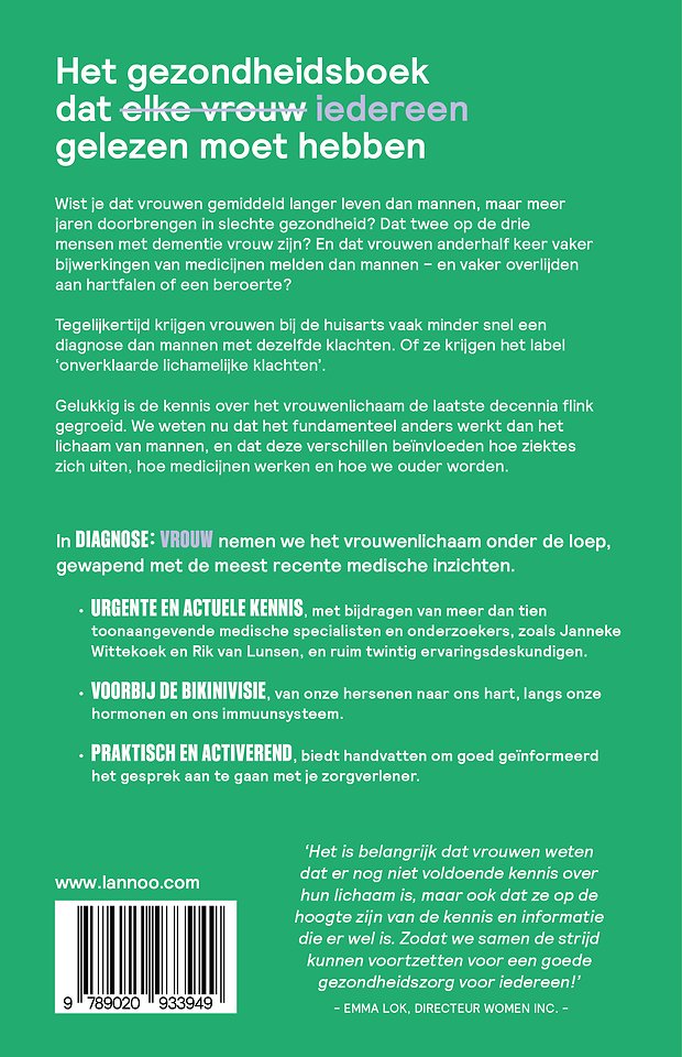Diagnose: vrouw