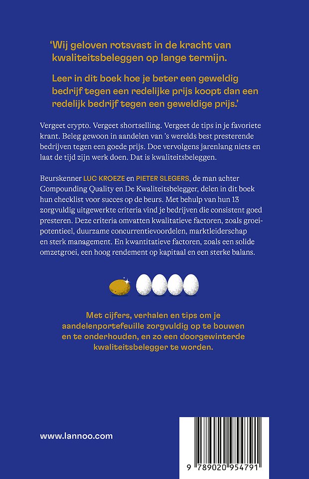 De kunst van het kwaliteitsbeleggen