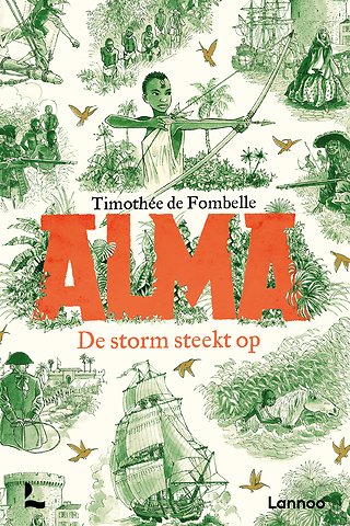 De storm steekt op