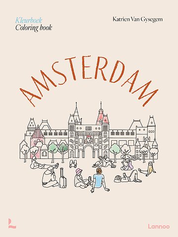 Kleurboek Amsterdam I Coloring Book Amsterdam