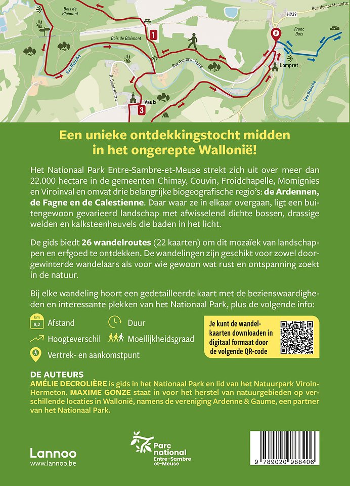 26 wandelingen tussen de Ardennen, de Fagne en de Calestienne