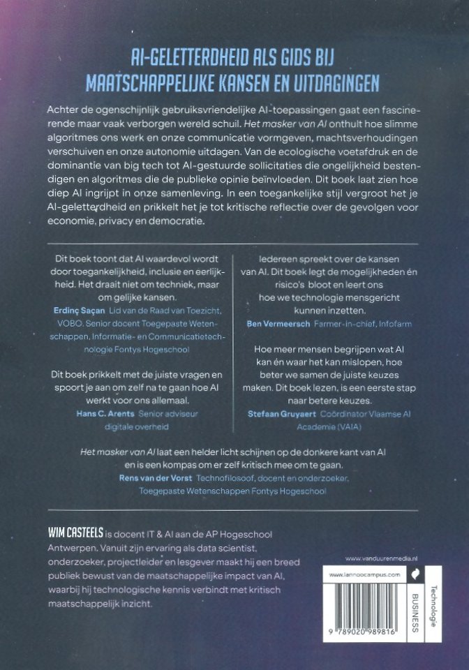 Het masker van AI