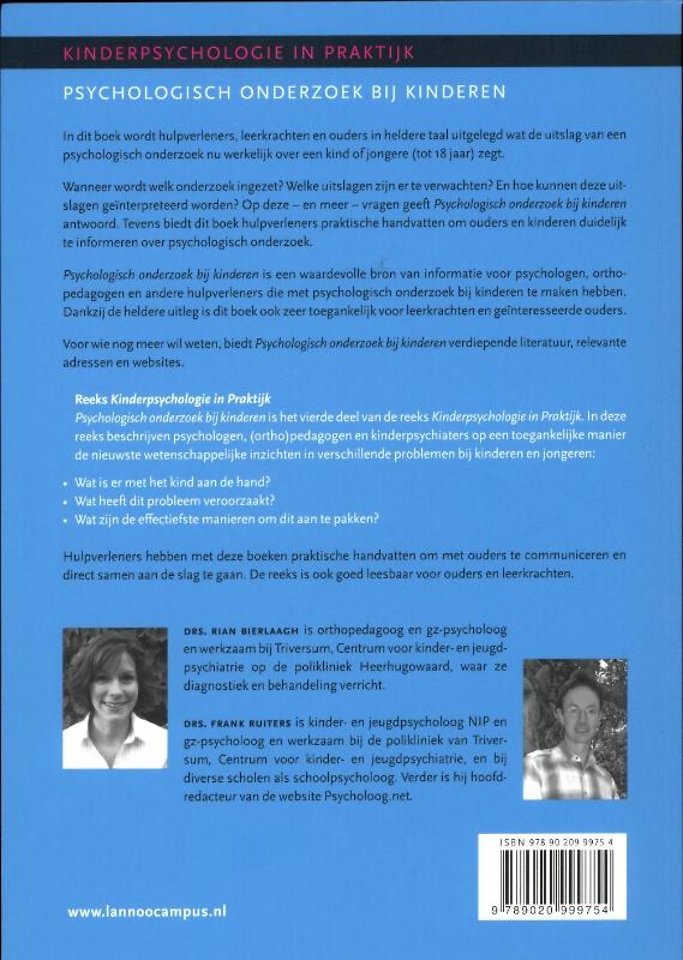 Psychologisch onderzoek bij kinderen