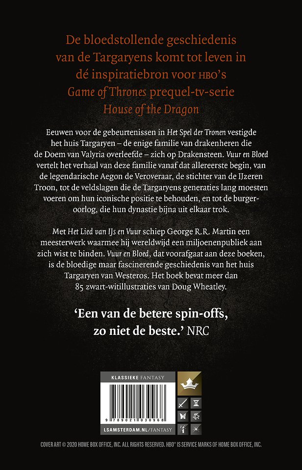 Vuur en Bloed 1 - De Opkomst van het Huis Targaryen (tie-in)