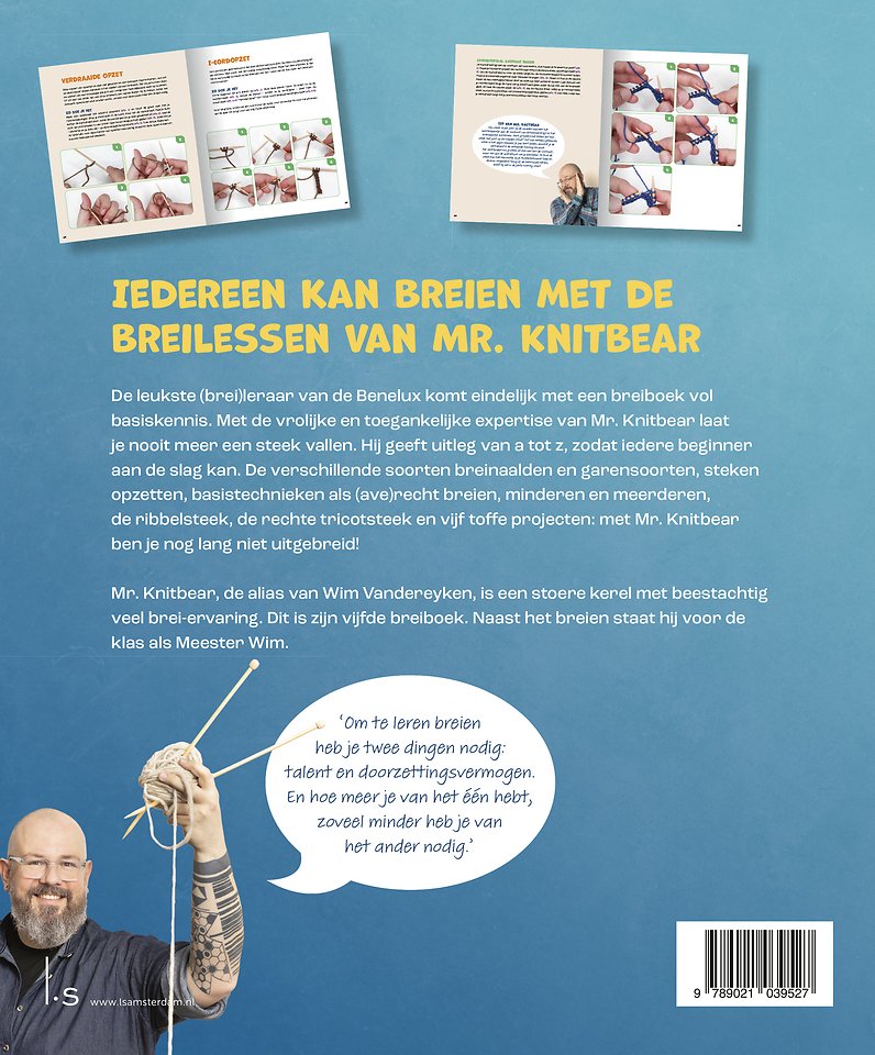Breien met Mr. Knitbear