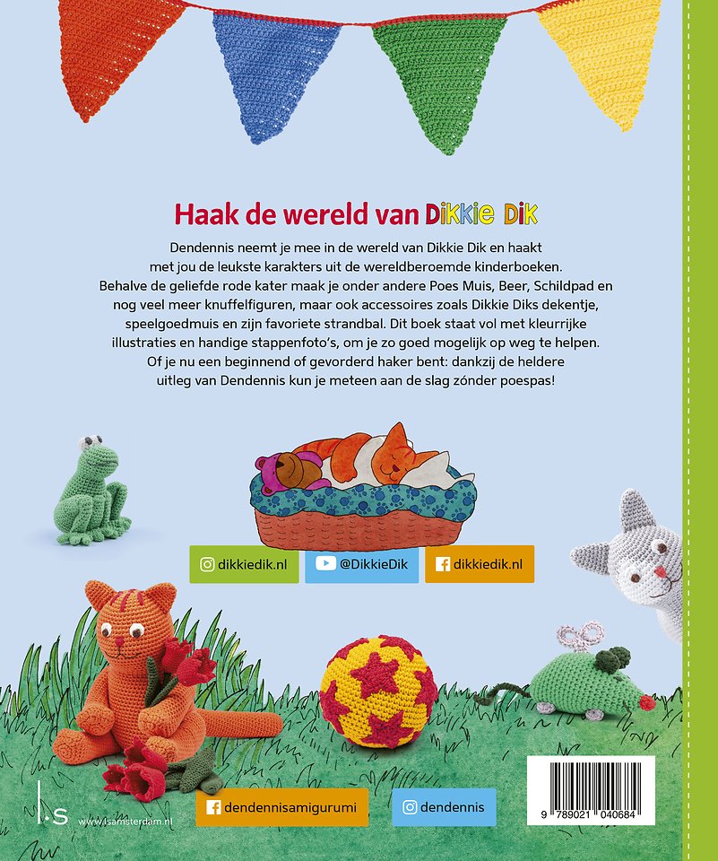 Het enige echte vernieuwde Dikkie Dik haakboek