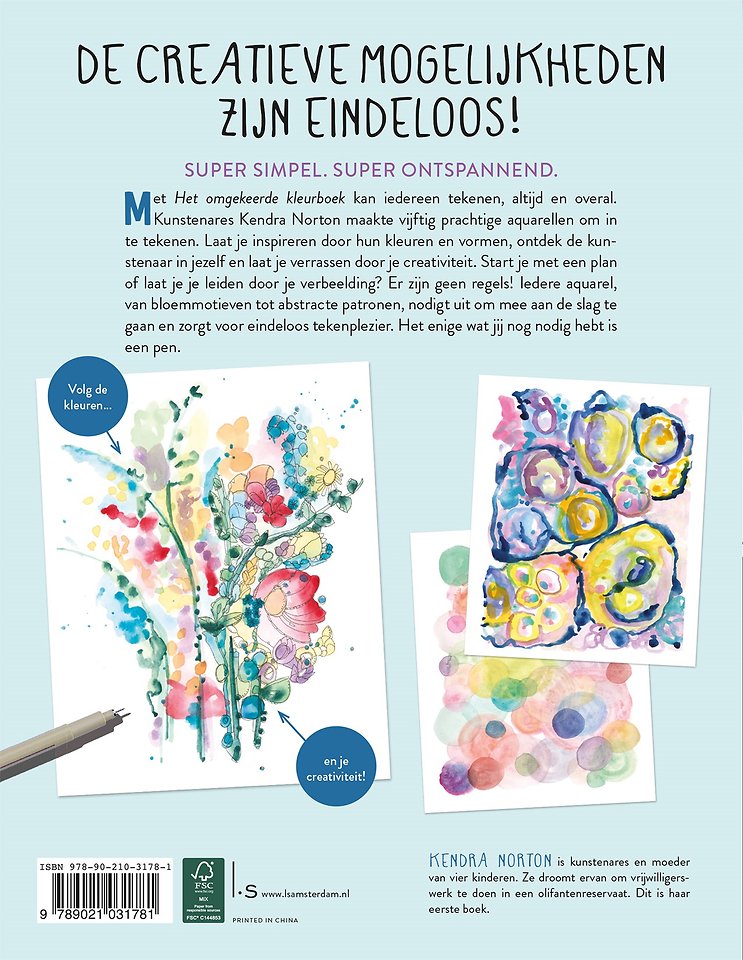 Het omgekeerde kleurboek - Mindful Journeys