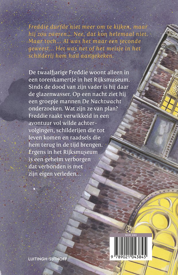 De glazenwasser van het Rijksmuseum