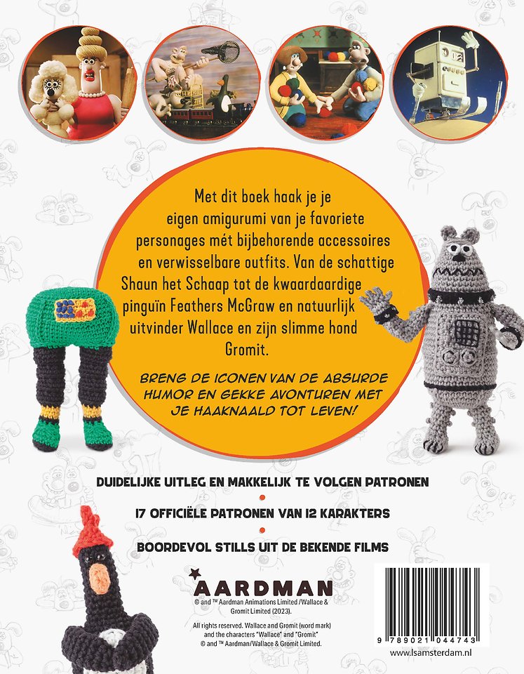 Wallace and Gromit - amigurumi haken