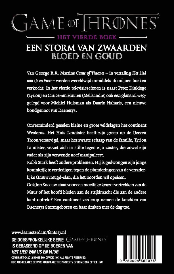 Storm van Zwaarden - Bloed en Goud