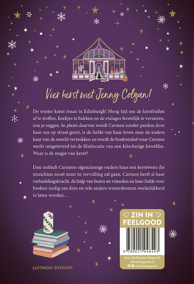 Middernacht in de kerstboekwinkel
