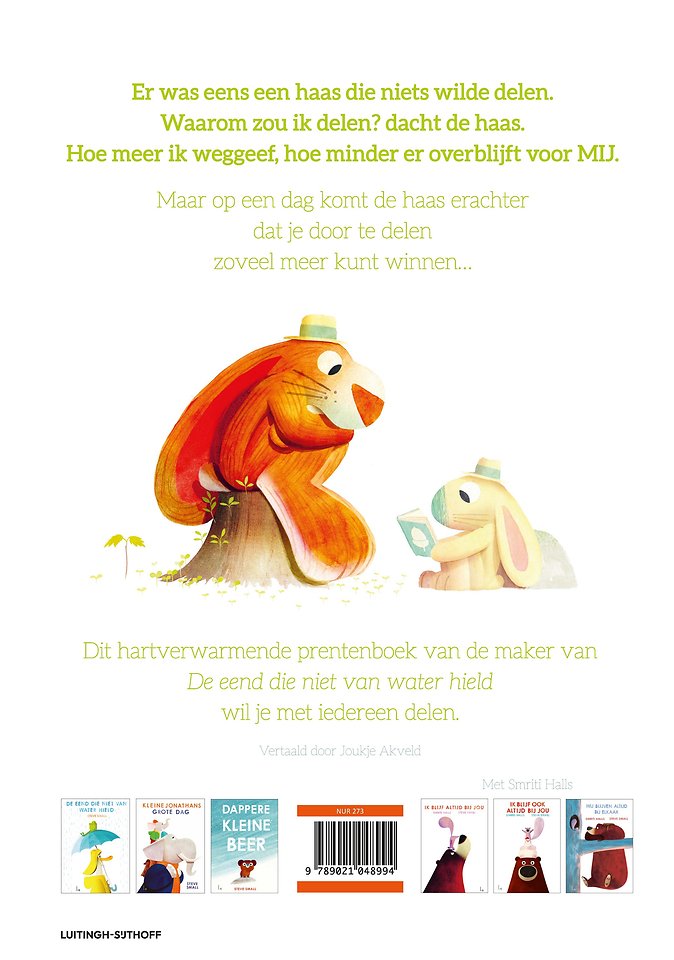 De haas die niets wilde delen